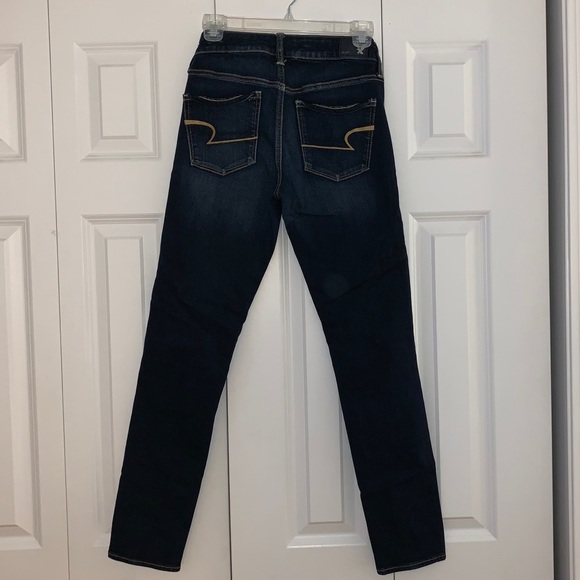 American Eagle Dark Wash Skinny Jeans - Picture 3 of 7